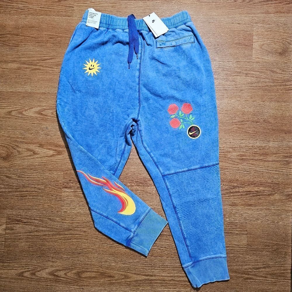 Nike Air Sportswear Varsity 'Have A Nike Day' Logos Joggers Pants XL DZ3054-480 - Picture 2 of 14